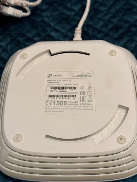 Acces Point wireless TP-LINK EAP110 White