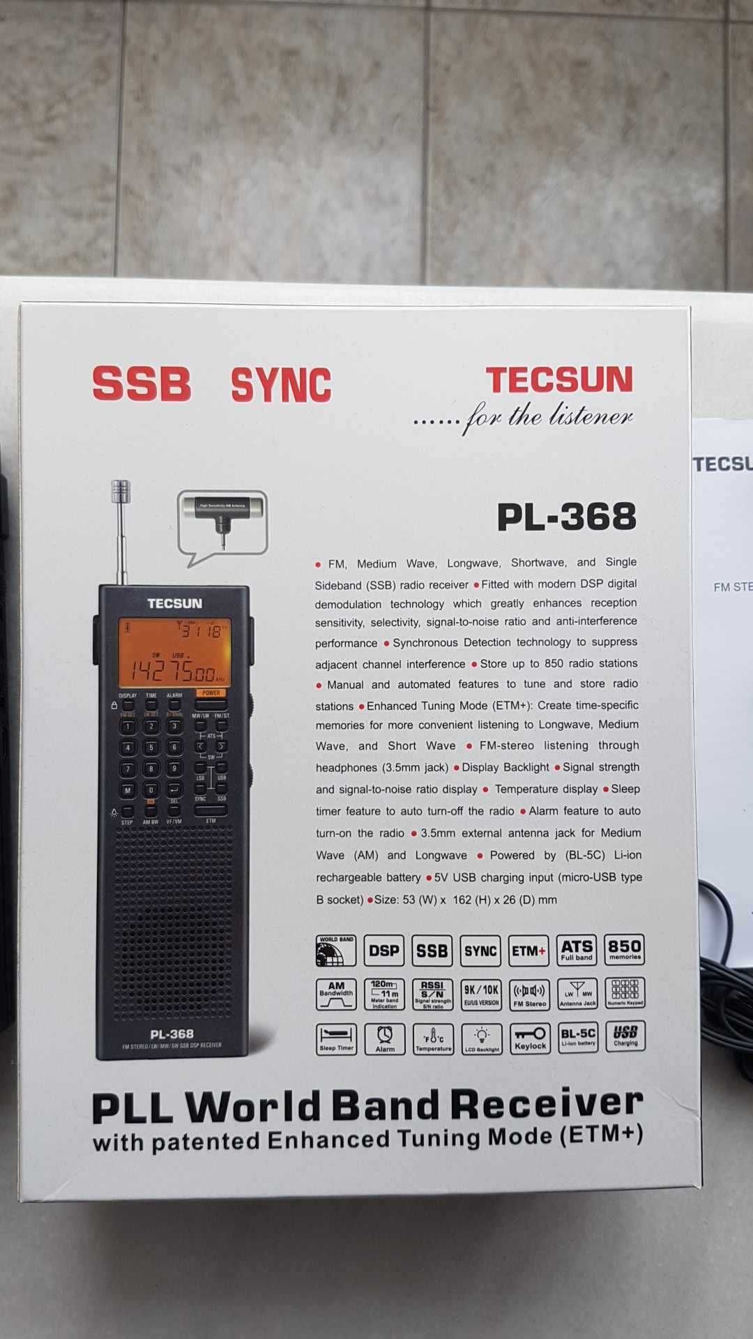 Radio Tecsun pl 368