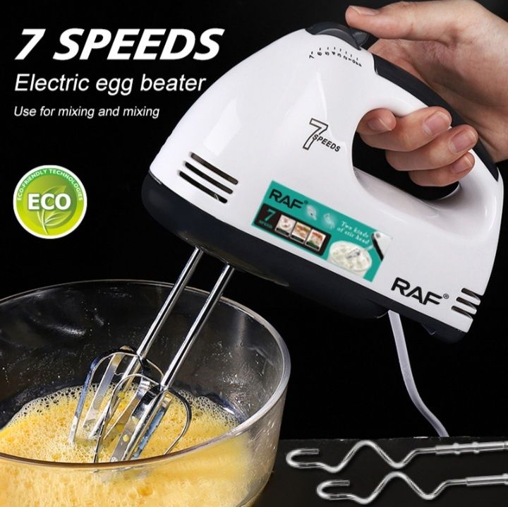 7-скоростной электрический взбиватель яиц...