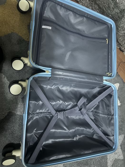 Troler nou nout albastru 360°