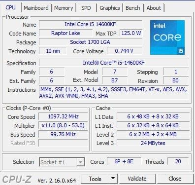 Настольный компьютер RTX 3070TI intel core I5 14600KF