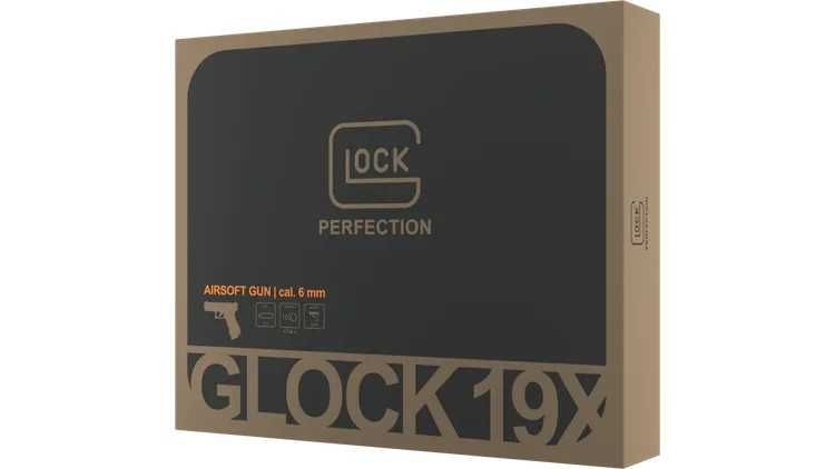 Pistol  airsoft GLOCK 19X COYOTE Blowback CO2 Licenta GLOCK