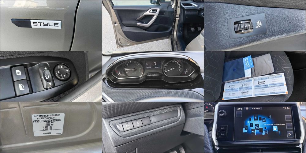 Peugeot 2008 * Style * Euro6 * Jante Aliaj, 2016, Senzori