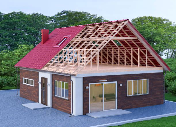 Casa modulare la cheie pe structura metalica