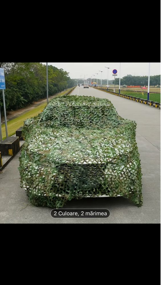 Plasă camuflaj premium 24 m2 pânza Oxford 150D 8x3 sau 6x4