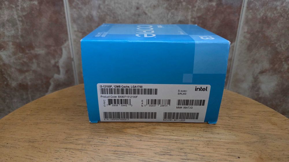 Процесор: Intel® Core™ i3 12100F