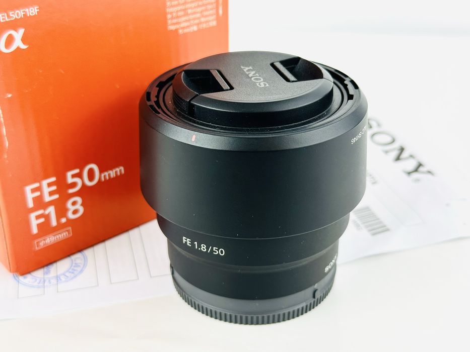 НОВ! Oбектив Sony FE 50mm f/1.8 Black Гаранция!
