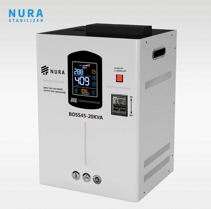 стабилизатор NURA Релейный-20KVA  | Naqd + Muddatli to‘lov
