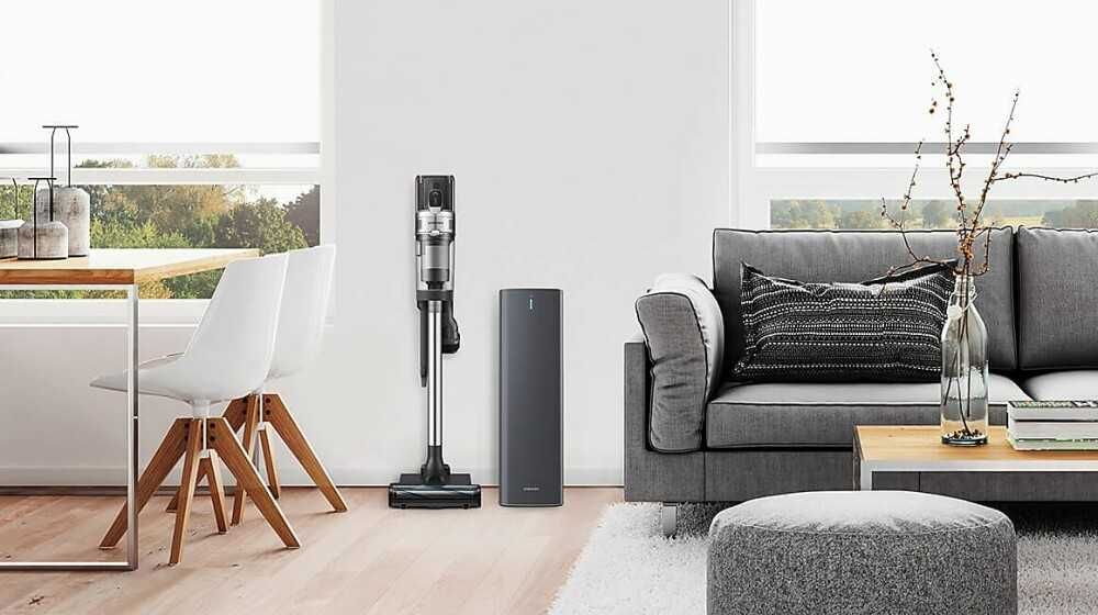 Почистваща станция за прави прахосмукачки Samsung Be Spoke Jet 90 Seri