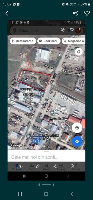 Teren 4600 mp   intravilan  in Vladimirescu