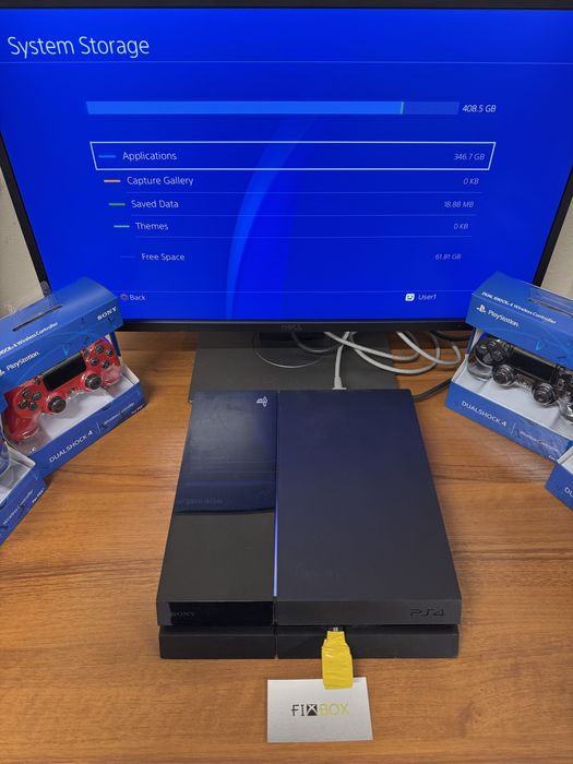 PS4 500gb софтуер 9.00 - 12.02 с много игри Playstation