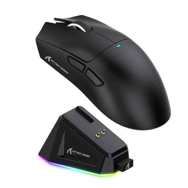 Mouse Attack Shark R6Tri Mode Wireless/X11/X6 Беспр/ игровая мышь ++