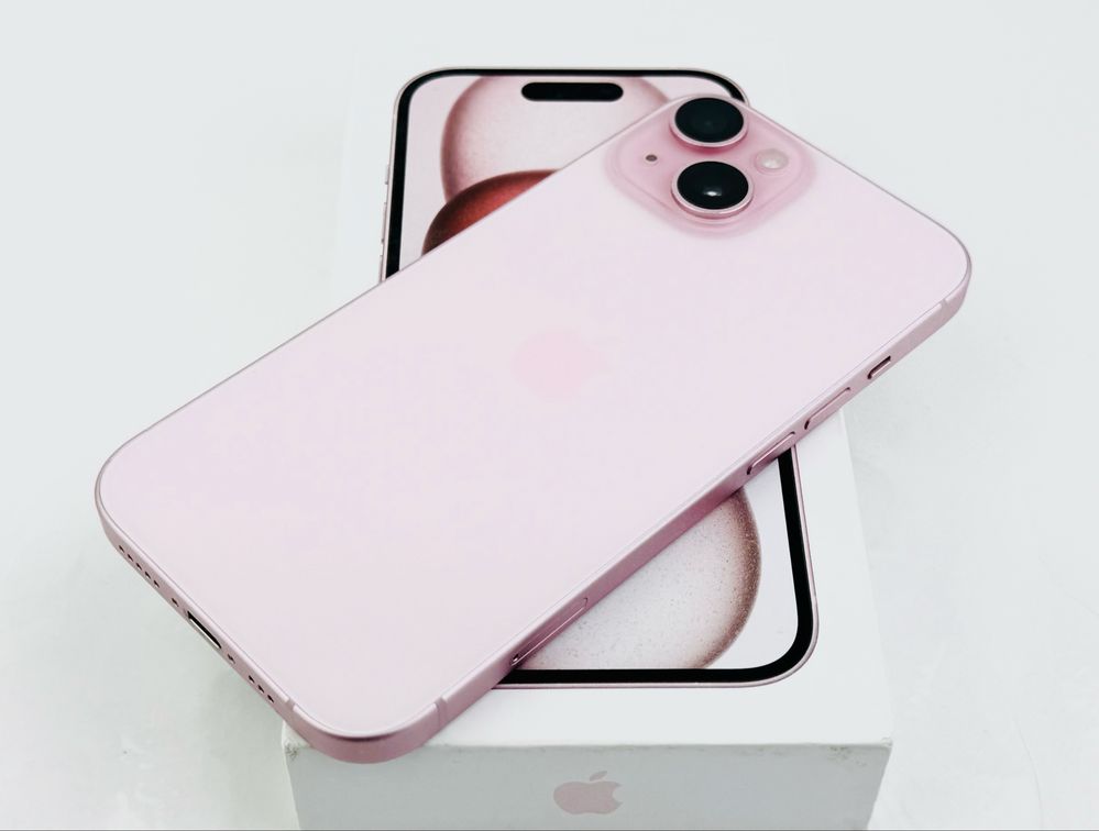 Apple iPhone 15 128GB Pink Перфектен! Гаранция!