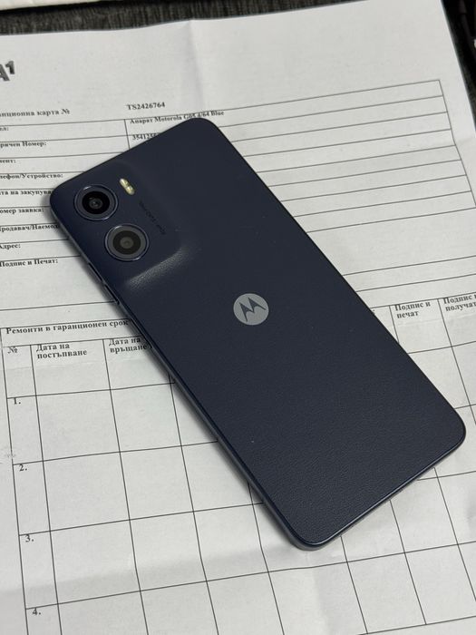 ЧИСТО НОВ 64GB Motorola g05 A1 Гаранция 2027г. Blue