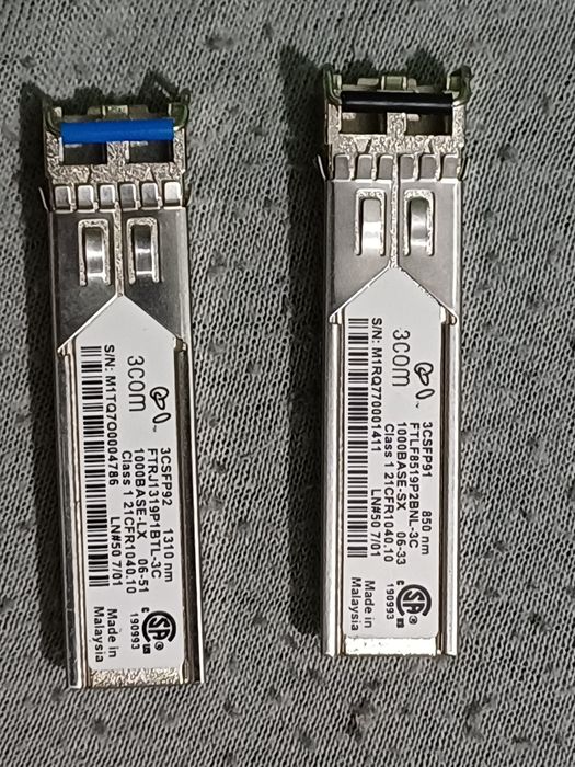 Modul 3COM 3CSFP91 GBIC 1000BASE-SX SFP 850nm Transceivers 1000base-SX