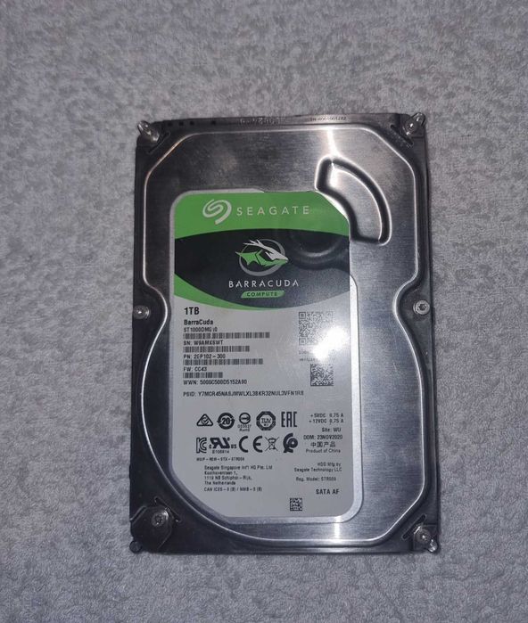 Hard Disk Baracuda Segate 1TB