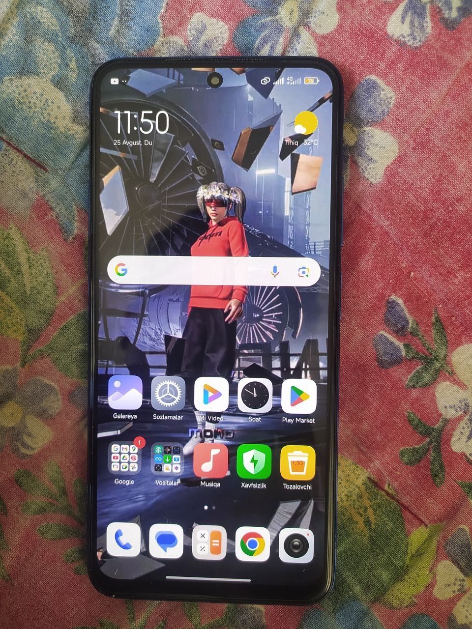 Sotiladi redmi note11 
Xolati : yaxshi (aybi rasmda
Ko’rinib turibdi)