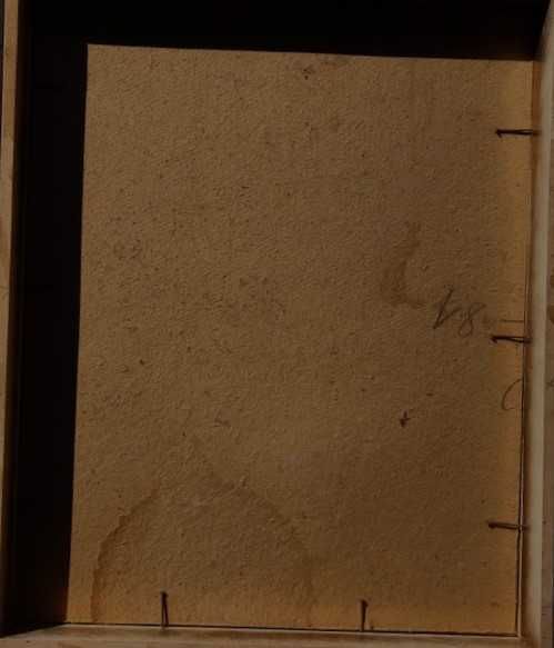 Fetiță în grădină” ulei/cart, 40x30cm Semnat,școală maghiara MODERNIST