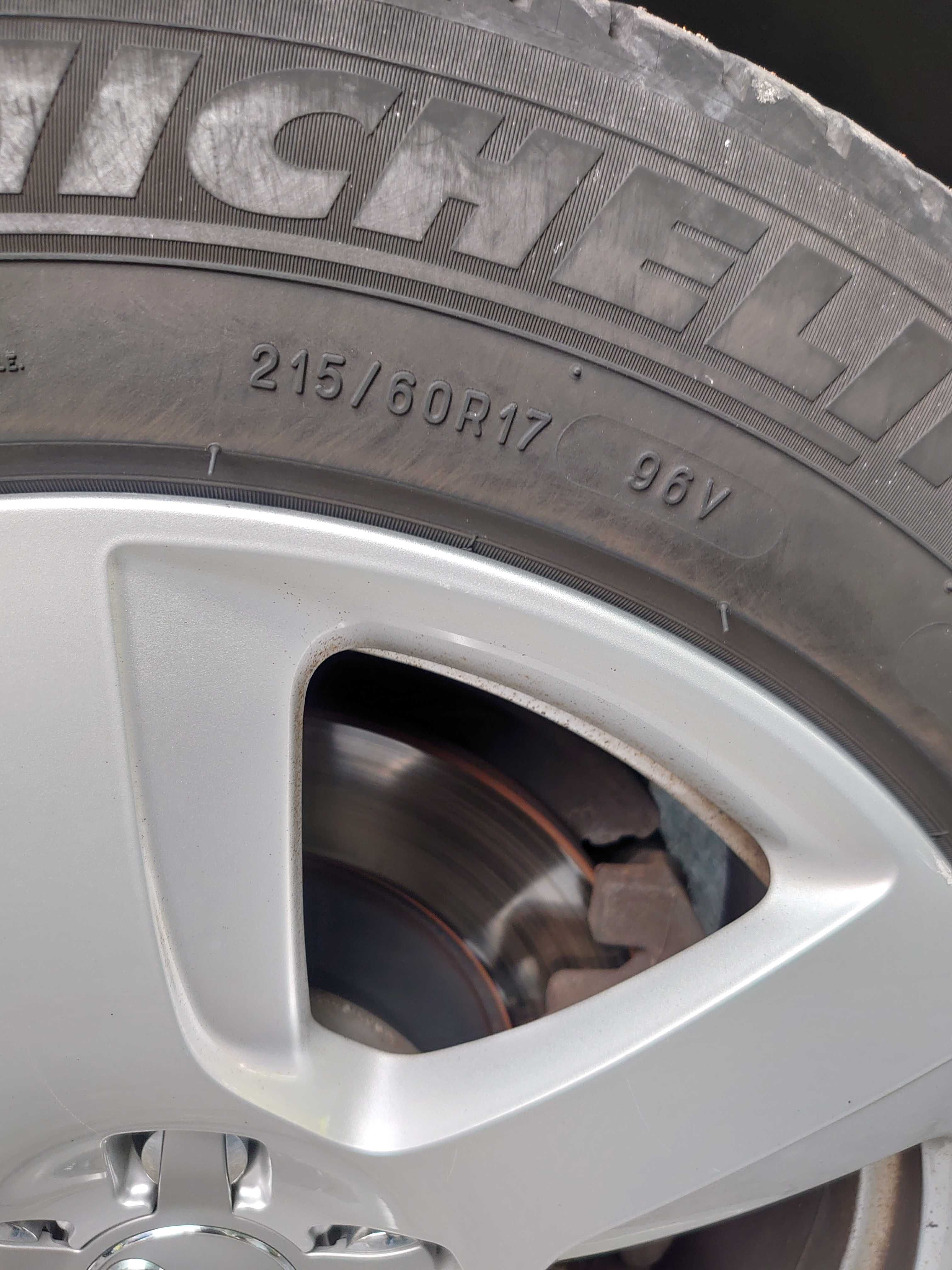 Комплект джанти за Audi с гуми Micheline 215/60/17