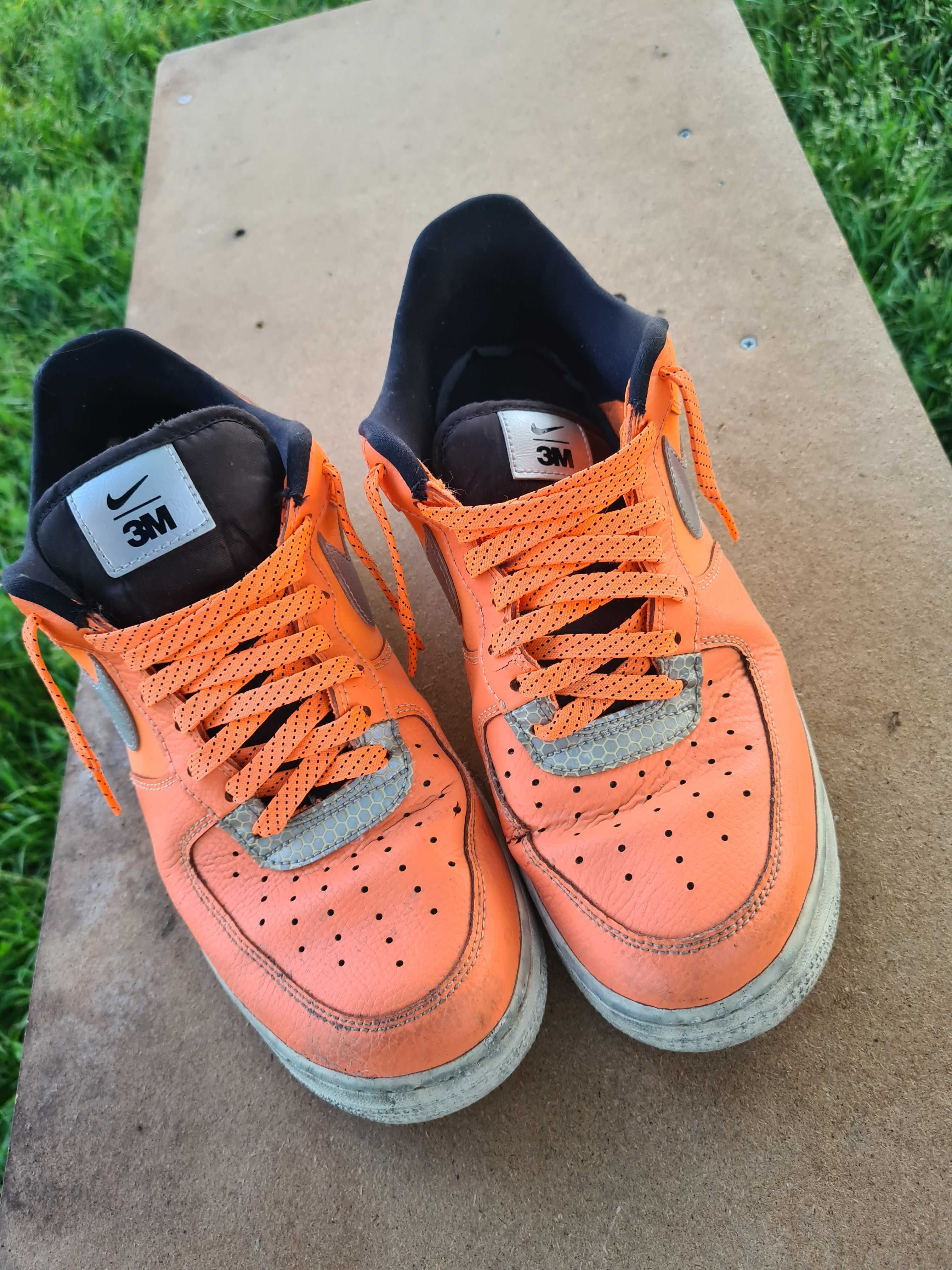 Nike af1 orange and black