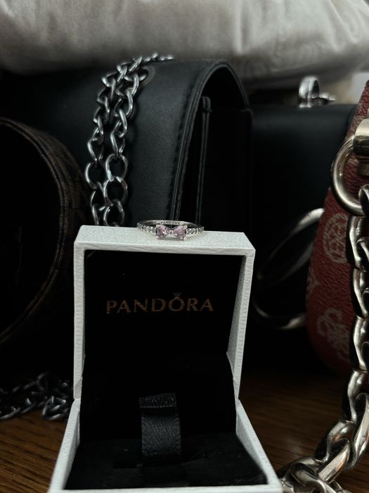 Inel Pandora - Fundă Roz