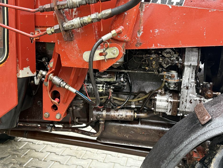 Tractor Fiat 640 DTC 4x4 central cu încărcător frontal, import recent