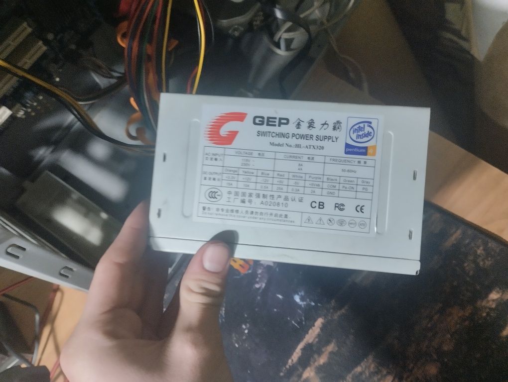 Блок питания на ПК GEP 300 ват