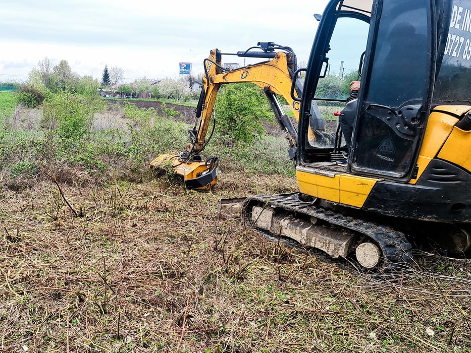Inchiriere MiniExcavator Sapat BobCat Defrisare Compactor De Inchiriat