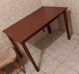 Masa Minimal, 110x70x76 cm, MDF/Stejar, Walnut