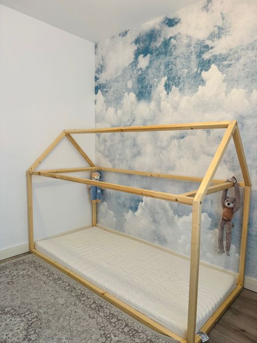 Pat tip Montessori + saltea – stare excelentă