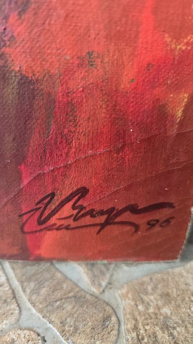 Картина акрил-темпера на платно