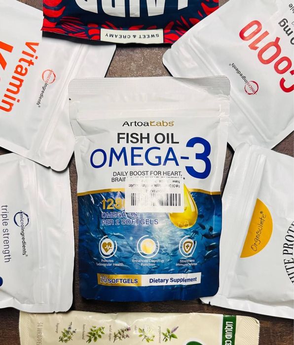 Omega 3,1280 mg,240 softgel,омега 3,EPA DHA bilan sifatli arzon