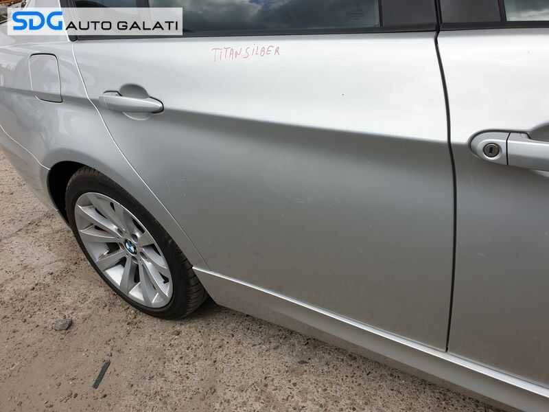 Usa Usi Portiera Portiere Dreapta Spate Dezechipata BMW Seria 3 E90 LCI Facelift 2004 - 2011 Culoare Titansilber Metallic