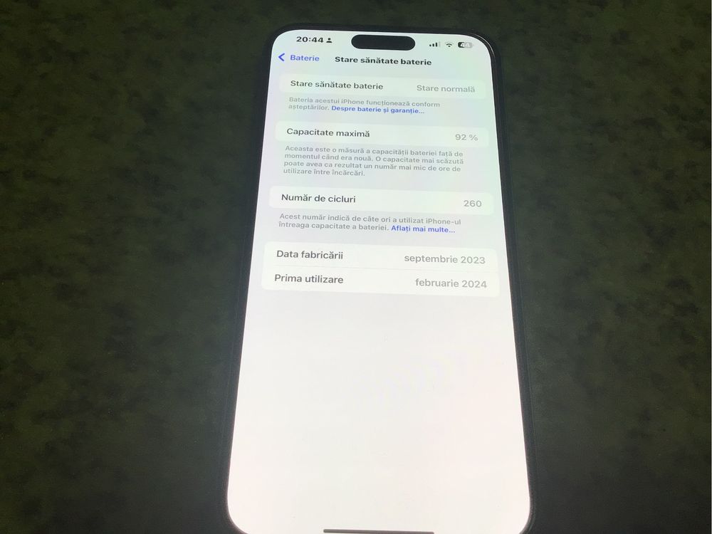 iPhone 15 PLUS  blue 128 gb 92% baterie