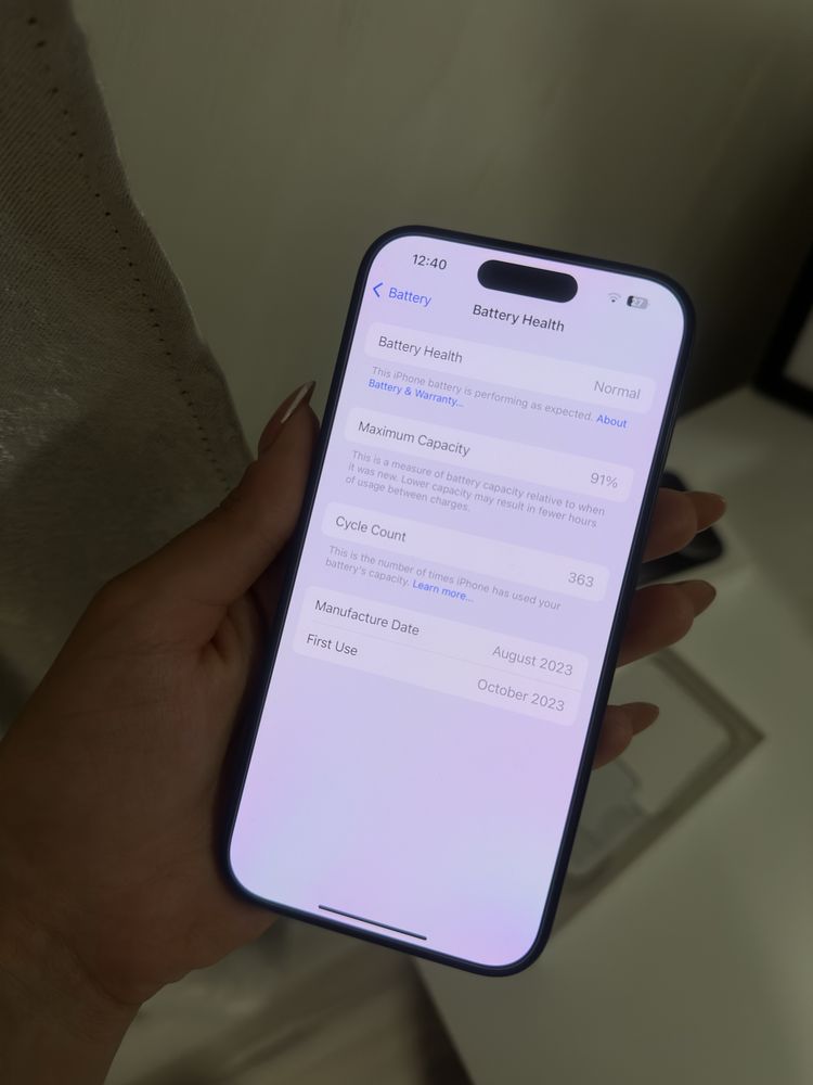 Iphone 15 Pro , black titanium, 256 GB