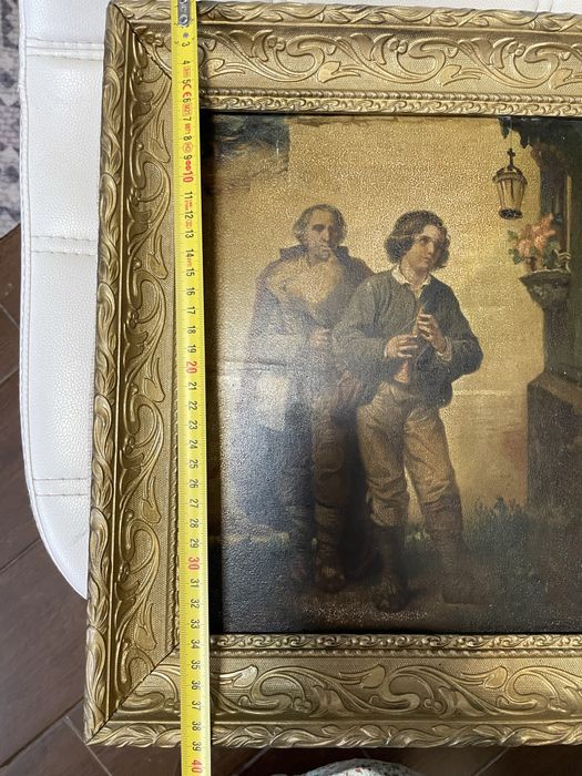 Tablou vechi-cromolitografie