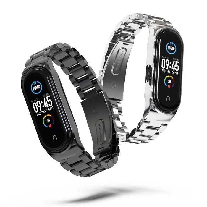 Curea metalica bratara fitness Xiaomi Mi Band 5 / Xiaomi Mi Band 6
