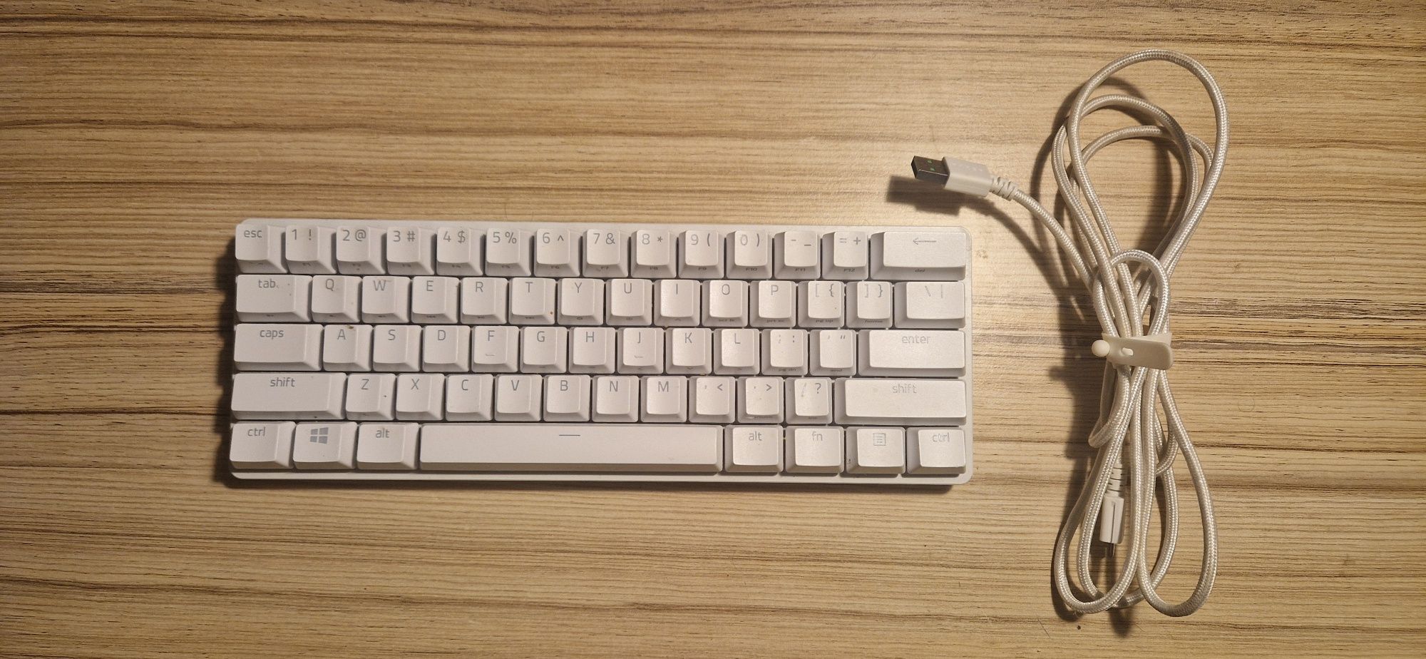 Механична клавиатура Razer - Huntsman Mini, Optical Purple, Mercury