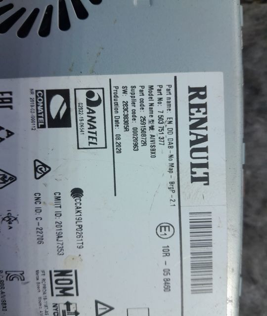 Unitare radio navigatie 259150872r Renault Clio 5 seria