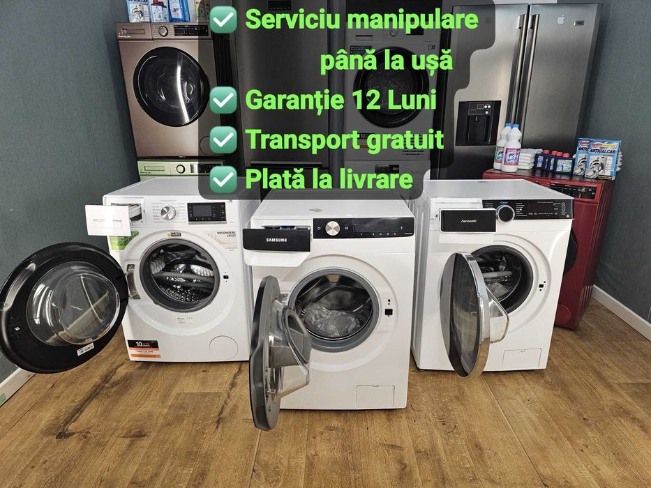 Mașini de spălat resigilate – ca noi, cu garanție 12 luni!