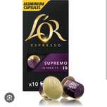 Capsule cafea Lor Supremo Compatibile cu aparatele Nespresso