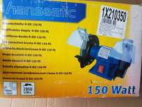 Polizor dublu, Hanseatic, 150W, 2950 rot/min, NOU, in ambalaj original