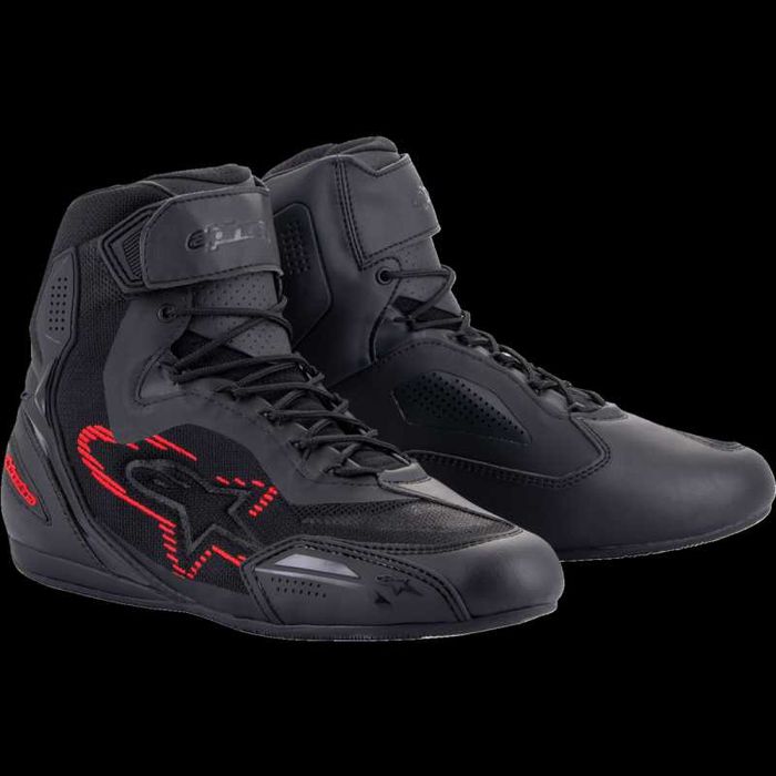 Мото боти ALPINESTARS Faster-3 Rideknit Red/Grey/Black