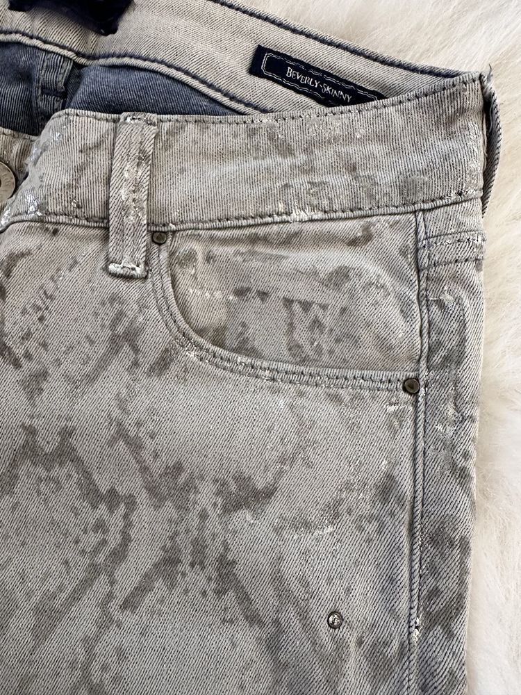 Дънки Guess със змийски принт Armani Collezioni