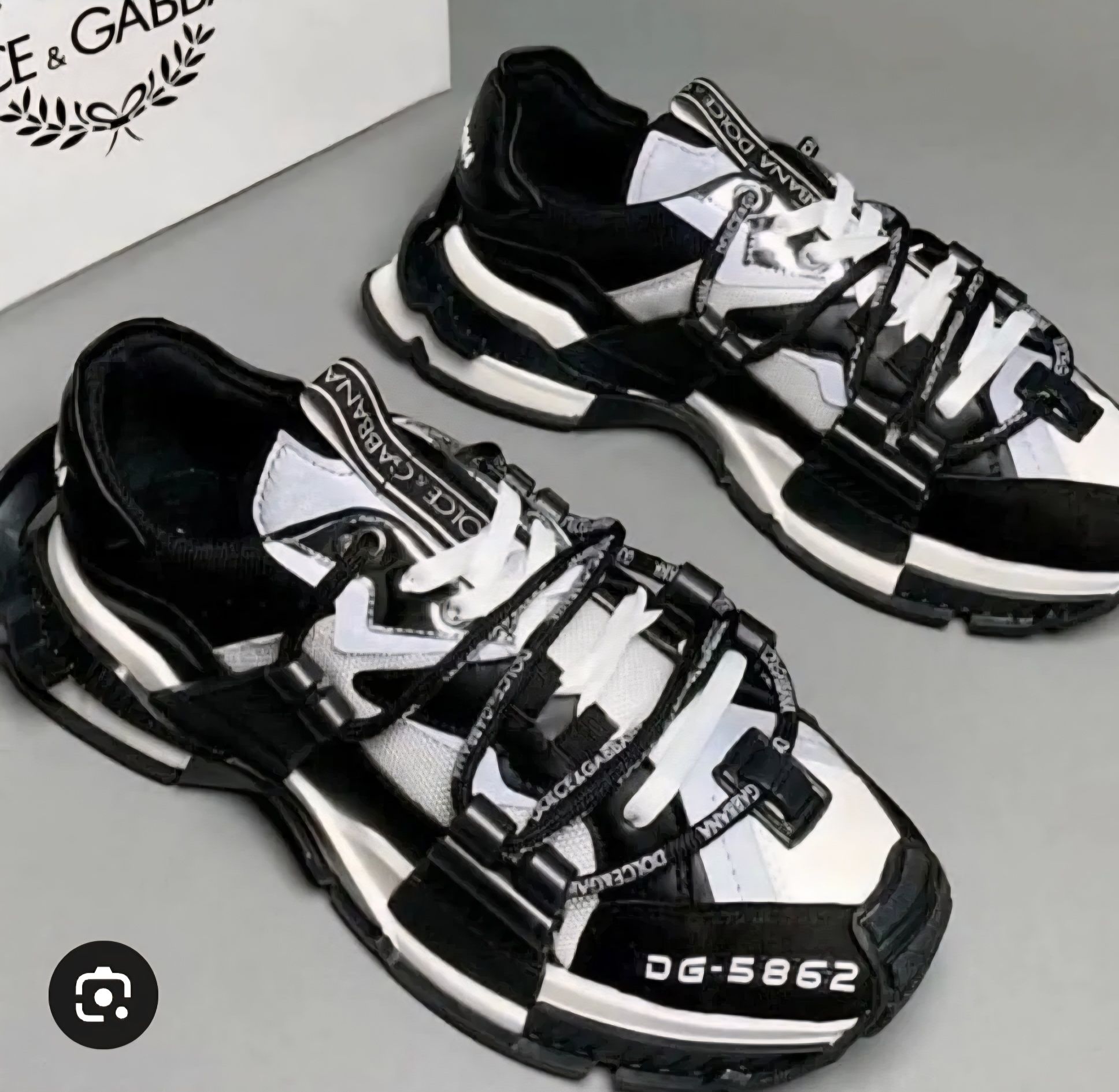 Дамски сникърси в два цвята Dolce gabbana