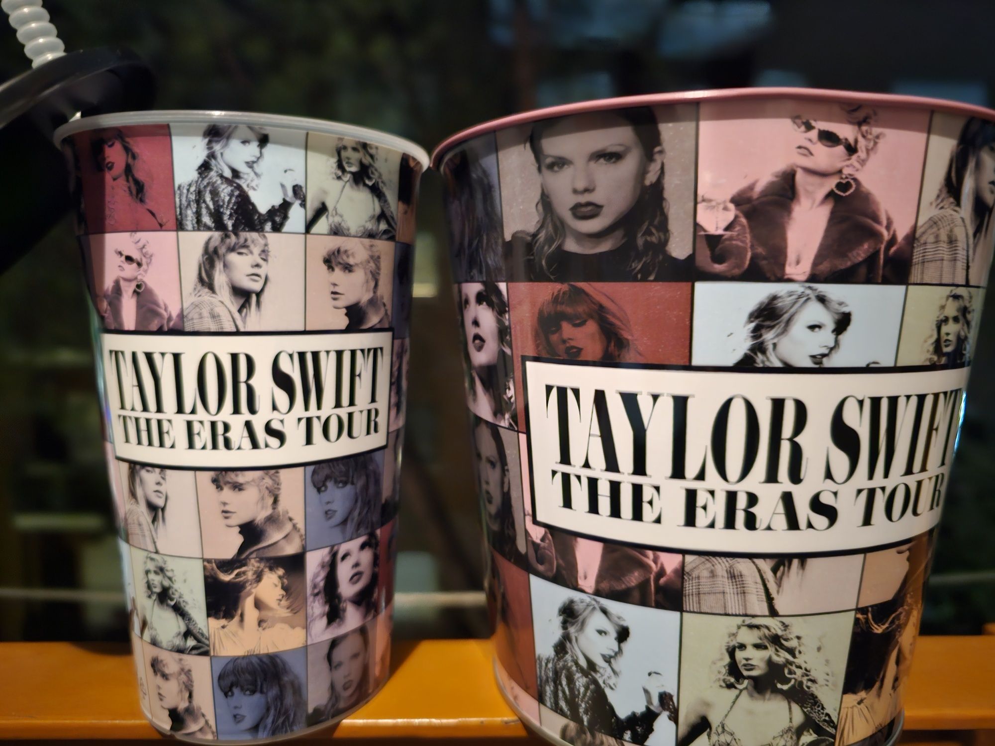 Taylor Swift pahar si galetusa popcorn the eras tour