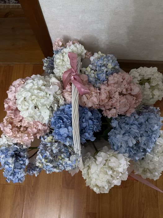 Корзина гортензии