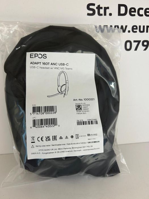 Casti Epos / Sennheiser Adapt 160T ANC USB-C Nou -D-
