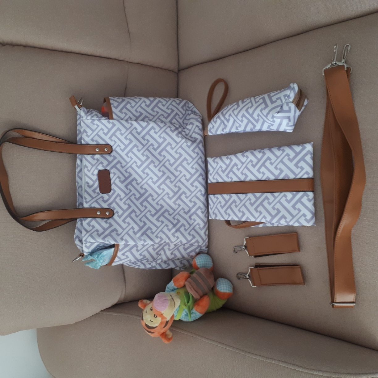 Mommy bag, geanta mamici, baby diaper bag, nou nascuti copii