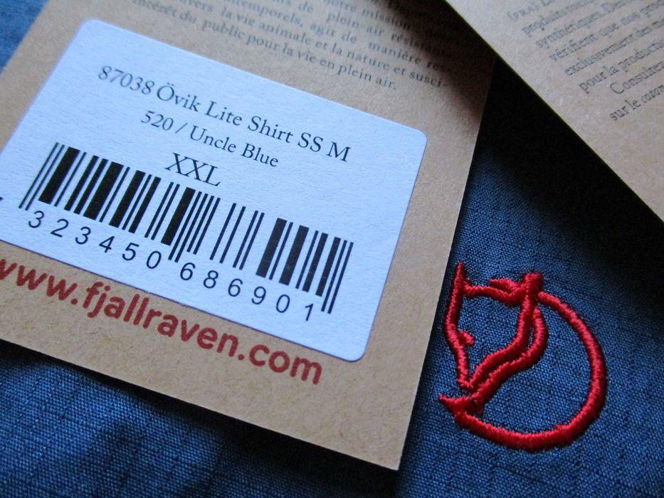 Cămașă mânecă scurtă Fjällräven, Övik Lite, bleumarin, XXL, nouă